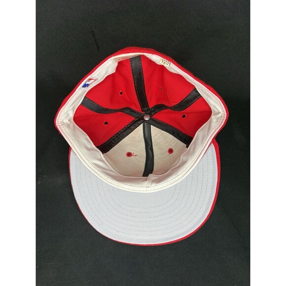 s-l1200.jpg 1980 Vintage New Era Cincinnati Reds Pro Model Fitted Hat 7 1/4 MLB NOS Rare Cap